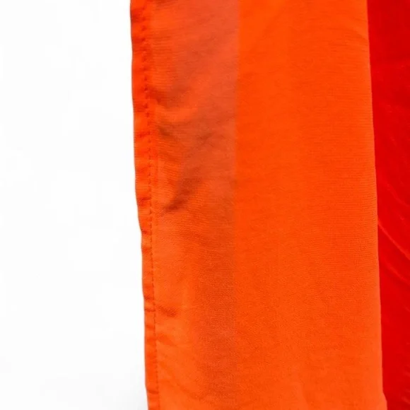 Lush Bright Orange Strapless Maxi Dress with Waist Sash | Large - Picture 7 of 7